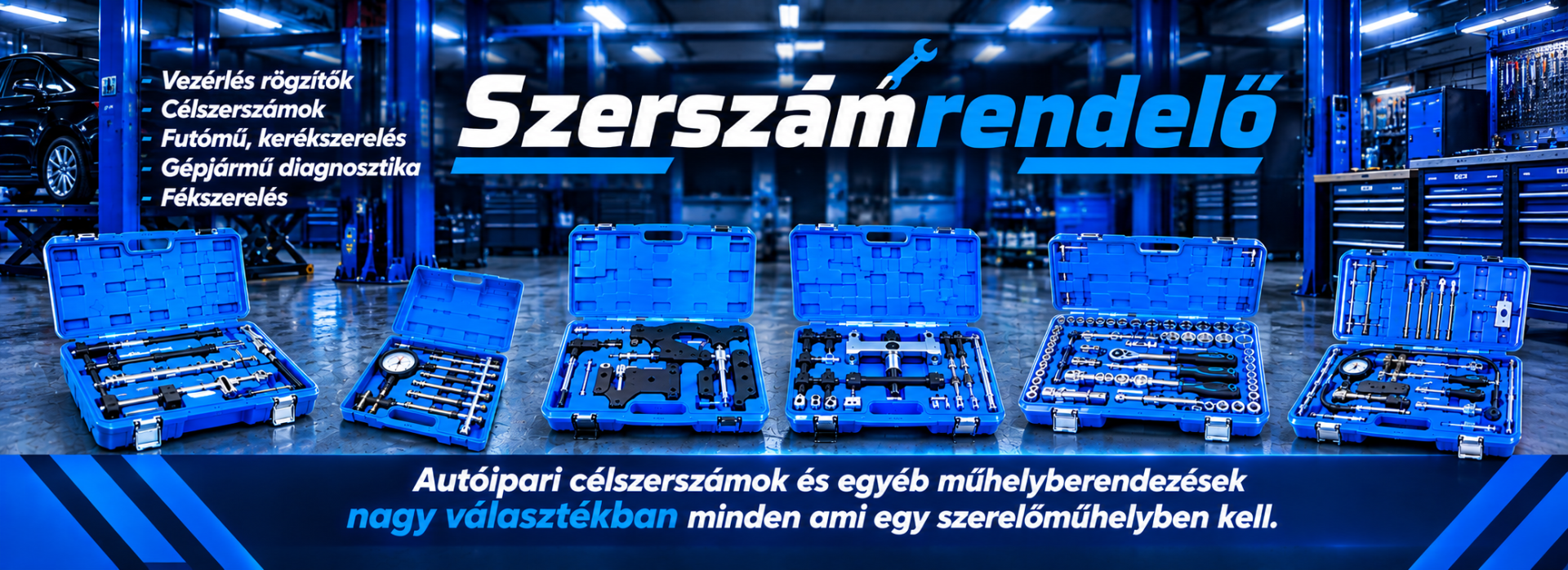 Szerszámok nagy választékban, minden ami az autójavításhoz kell!