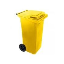 Háztartási kuka 120 L SÁRGA kerekes