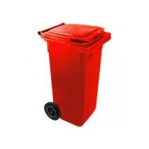Háztartási kuka 120 L PIROS kerekes