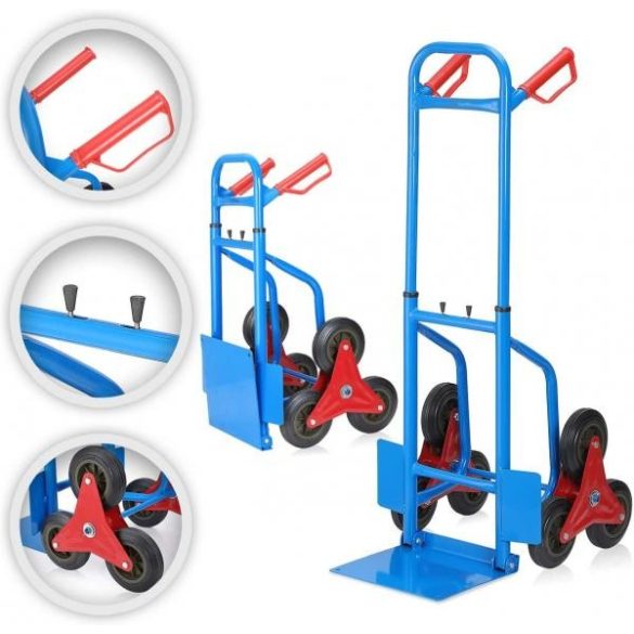 Molnárkocsi lépcsőnjáró, összecsukható 250kg teherbírással