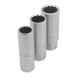 Gyertyakulcs készlet 14, 16, 18mm 3/8″ 3 részes