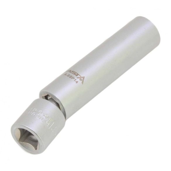 Csuklós gyertyakulcs 14mm 3/8″ (A-90039)