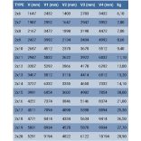 Többcélú alu létra 2x8