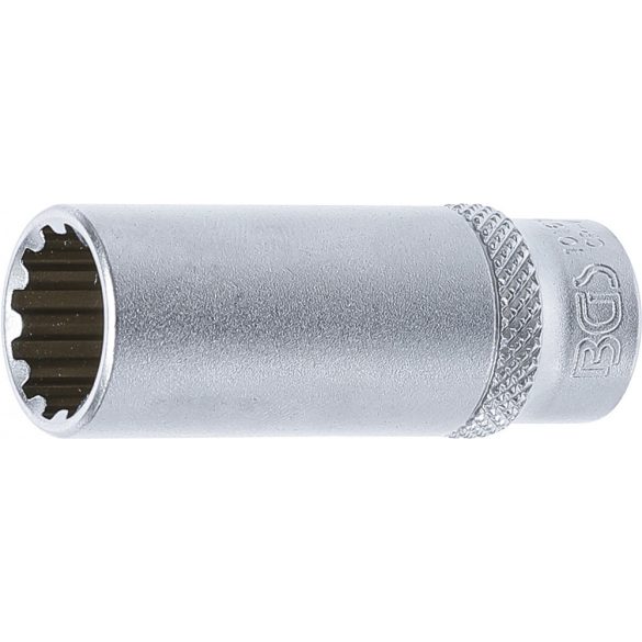 BGS Technic Dugókulcs - Gear Lock, mély 6,3 mm (1/4") 13 mm (BGS-10163)