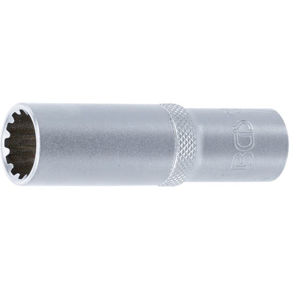 BGS Technic Dugókulcs - Gear Lock, mély 12,5 mm (1/2") 15 mm (BGS-10255)