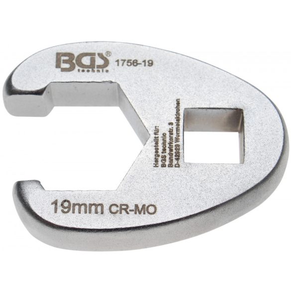 BGS technic 3/8" hollander kulcs fej, 19 mm (BGS 1756-19)