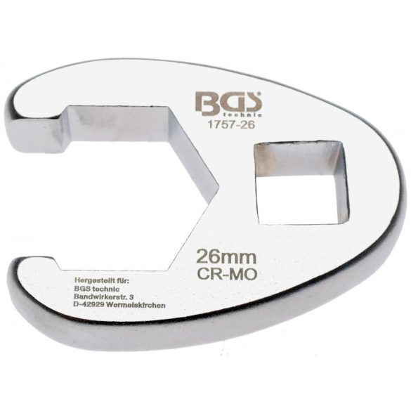 BGS technic 1/2" hollander kulcs fej, 26 mm (BGS 1757-26)