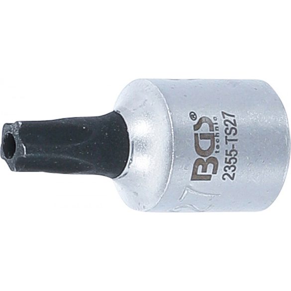 BGS Technic Behajtófej 6,3 mm (1/4") TS-profil (Torx Plus) TS27 furattal (BGS-2355-TS27)