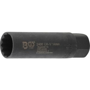 BGS technic Gyújtógyertya kulcs, 14mm, biztosító rugóval (BGS 2400)