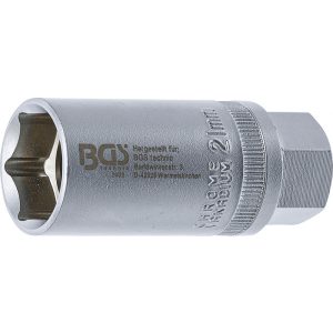 BGS Technic Gyújtógyertya kulcs, hatszögletű 12,5 mm (1/2") 21 mm (BGS-2403)