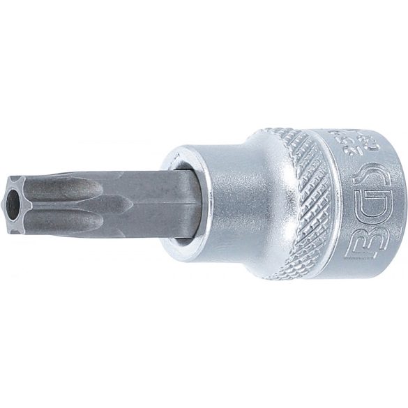 BGS Technic Behajtófej 10 mm (3/8") T-profil (Torx) T45 furattal (BGS-2597)