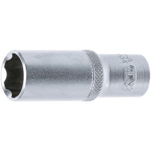 BGS Technic Dugókulcs, Super Lock, mély 10 mm (3/8") 16 mm (BGS-2606)