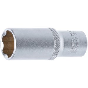 BGS Technic Dugókulcs, Super Lock, mély 10 mm (3/8") 17 mm (BGS-2607)