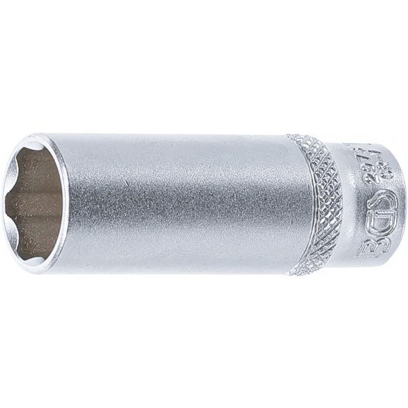 BGS Technic Dugókulcs, Super Lock, mély 6,3 mm (1/4") 13 mm (BGS-2973)