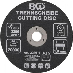 BGS technic Vágótárcsa, 75mm (BGS 3286-1)