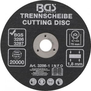 BGS Technic Vágókorong Ø 75 x 1,8 x 9,7 mm (BGS-3286-1)