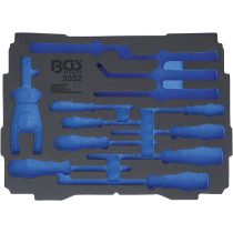   BGS technic Hab anyagú betét BOXSYS1 & 2 típushoz | üres | 3352 cikkszámhoz (BGS 3352-1)