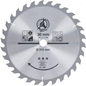 BGS Technic Keményfém körfűrészlap Ø 315 x 30 x 3,0 mm 30 fogú (BGS-3957)