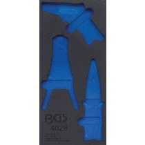   BGS technic 1/3 Szerszámtálca szerszámkocsihoz, üresen: 3 részes blankoló fogó készlethez (nem tartozék) (BGS 4028-1)