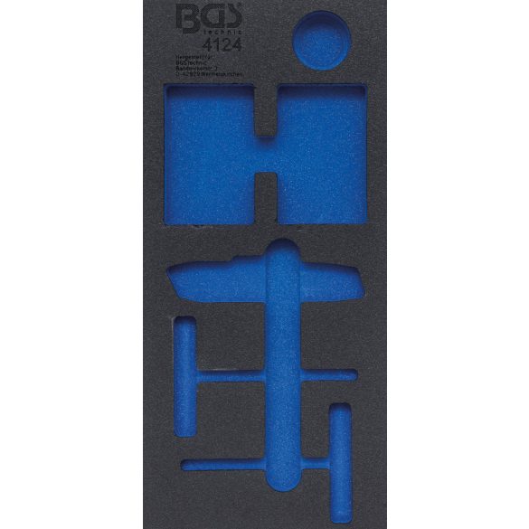 BGS technic 1/3 Szerszámtálca szerszámkocsihoz, üresen: 54 részes gumijavító készlethez (nem tartozék) (BGS 4124-1)