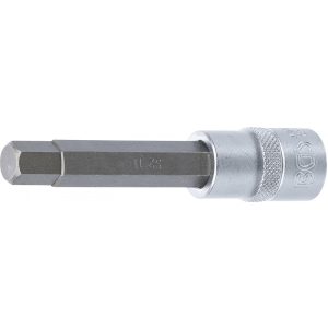 BGS Technic Behajtófej Hossz 100 mm 12,5 mm (1/2") Belső hatszögletű 11 mm (BGS-4266)