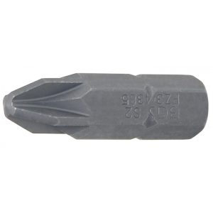 BGS Technic Behajtófej Hossz 30 mm Külső hatszögletű 8 mm (5/16") Csillag PZ3 (BGS-4385)