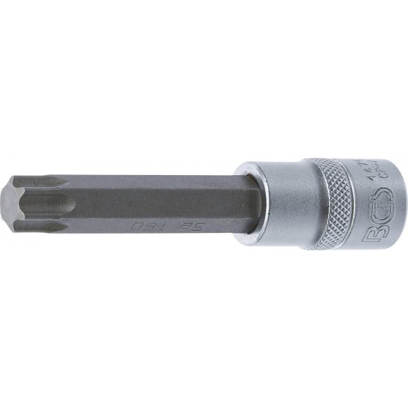 BGS Technic Behajtófej Hossz 100 mm 12,5 mm (1/2") T-profil (Torx) T60 (BGS-4476)