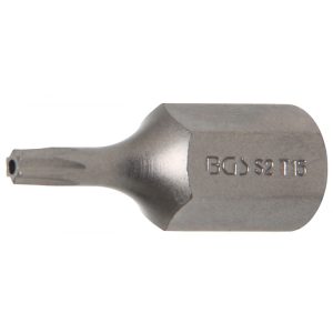 BGS Technic Behajtófej Hossz 30 mm Külső hatszögletű 10 mm (3/8") T-profil (Torx) T15 furattal (BGS-4615)