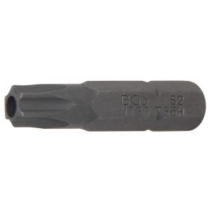 BGS Technic Behajtófej Hossz 30 mm Külső hatszögletű 6,3 mm (1/4") T-profil (Torx) T35 furattal (BGS-4736)