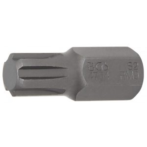 BGS Technic Behajtófej Hossz 30 mm Külső hatszögletű 10 mm (3/8") Ékprofil (RIBE) M9 (BGS-4764)