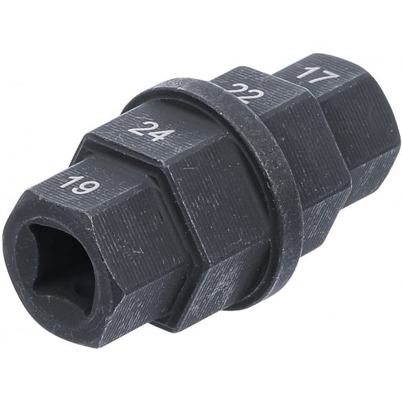 BGS Technic Motorkerékpár speciális betét 10 mm (3/8") 17 - 19 - 22 - 24 mm (BGS-5058)