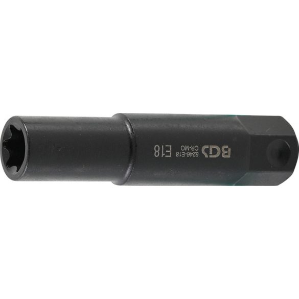 BGS Technic Dugókulcs E-profil, extra hosszú Külső hatszögletű 22 mm E18 (BGS-5246-E18)