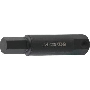 BGS Technic Behajtófej Hossz 100 mm Külső hatszögletű 22 mm Belső hatszögletű 17 mm (BGS-5246-H17)