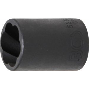 BGS Technic Spirálbites dugókulcsbetét / csavarkiszedő 12,5 mm (1/2") 17 mm (BGS-5266-17)