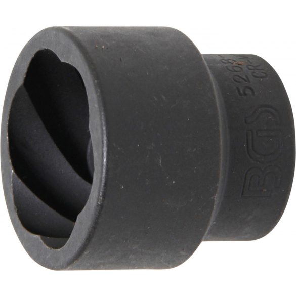 BGS Technic Spirálbites dugókulcsbetét / csavarkiszedő 20 mm (3/4") 36 mm (BGS-5268-36)