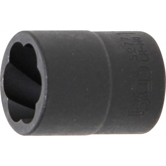 BGS Technic Spirálbites dugókulcsbetét / csavarkiszedő 10 mm (3/8") 17 mm (BGS-5277)