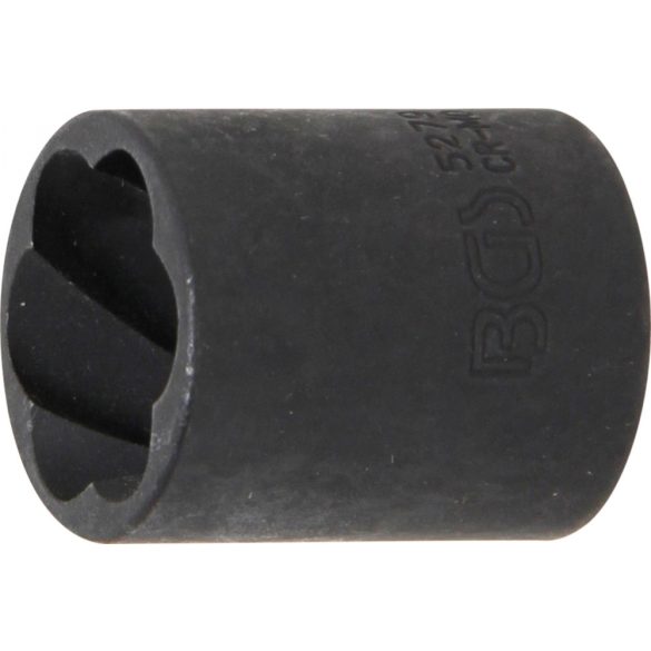 BGS Technic Spirálbites dugókulcsbetét / csavarkiszedő 10 mm (3/8") 19 mm (BGS-5279)