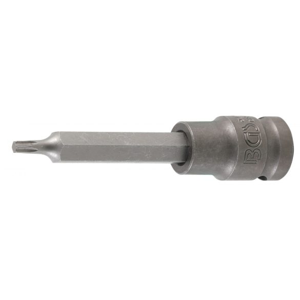 BGS Technic Levegős dugókulcs Hossz 100 mm 12,5 mm (1/2") T-profil (Torx) T25 (BGS-5470)