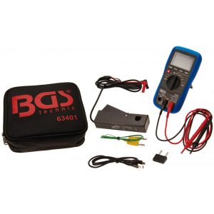 BGS technic Gépjárműipari digitális multiméter USB porttal (BGS 63401)