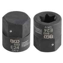   BGS technic E24 E-típusú dugókulcs 30mm-es meghajtóval (BGS 6452)