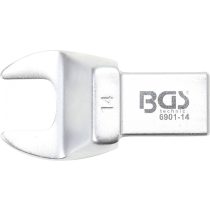  BGS Technic 14 mm villáskulcs fej | cserélhető fejű nyomatékkulcsokhoz (BGS 6901-14)