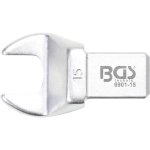 BGS Technic Villásfej nyomatékkulcshoz 15 mm Befogó 14 x 18 mm (BGS-6901-15)