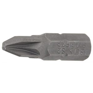 BGS Technic Behajtófej Hossz 25 mm Külső hatszögletű 6,3 mm (1/4") Csillag PZ2 (BGS-8172)