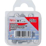 BGS Technic Tartalék menetes betétek M7 x 1,0 mm 25 darabos (BGS-9431-1)