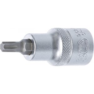 BGS Technic Behajtófej Hossz 55 mm 12,5 mm (1/2") T-profil (Torx) T15 (BGS-9627)