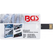   BGS Technic USB Stick 32 GB hitelkártya-formátumban (BGS-USB)