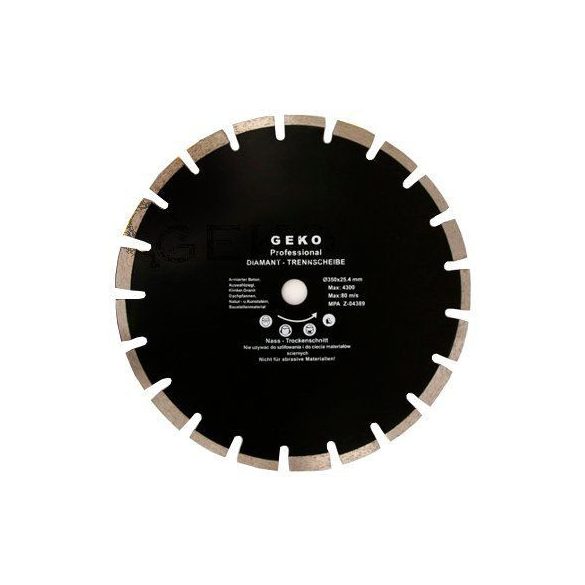 Gyémánt vágótárcsa Aszfalt 350x25,4mm 