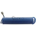 Spiráltömlő csatlakozókkal PE 8x5mm 20m  