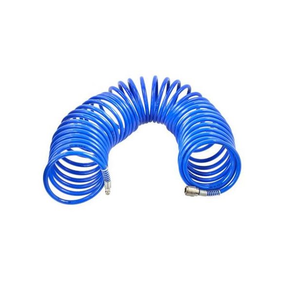Spiráltömlő csatlakozókkal  PU 12x8mm 10m
