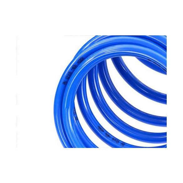 Spiráltömlő csatlakozókkal  PU 12x8mm 15m